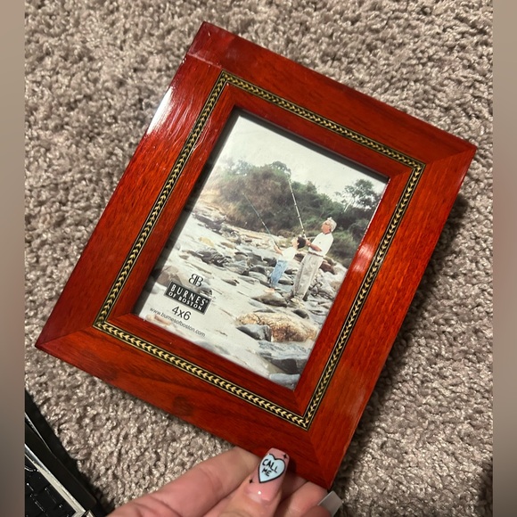 Burnes Of Boston Other - Burnes of Boston Cherry Wood Picture Frame with album- nwt